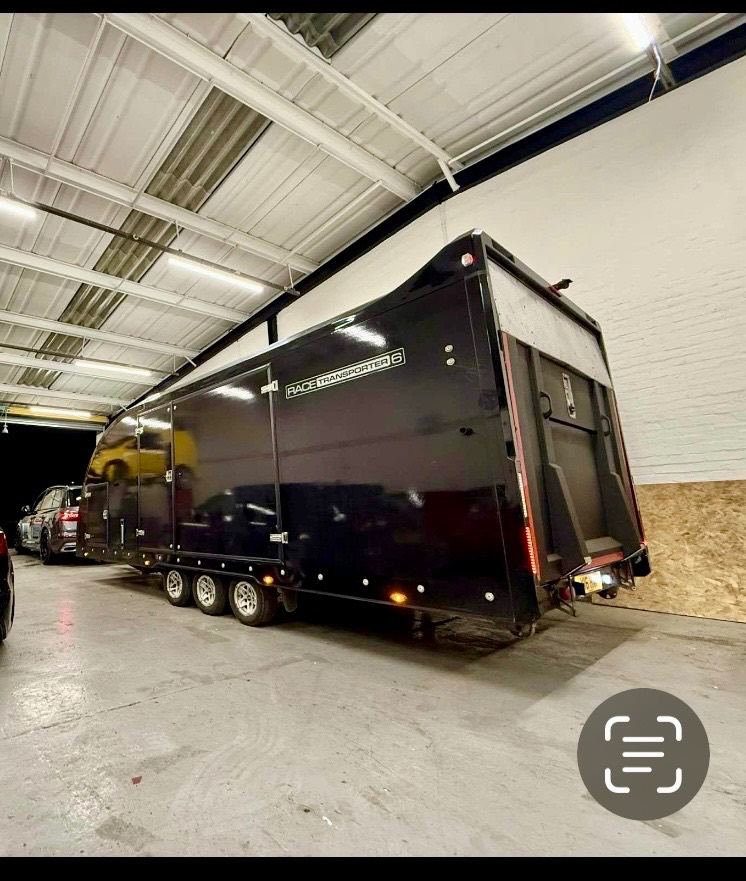 Brian james Black enclosed trailer electric tilt 