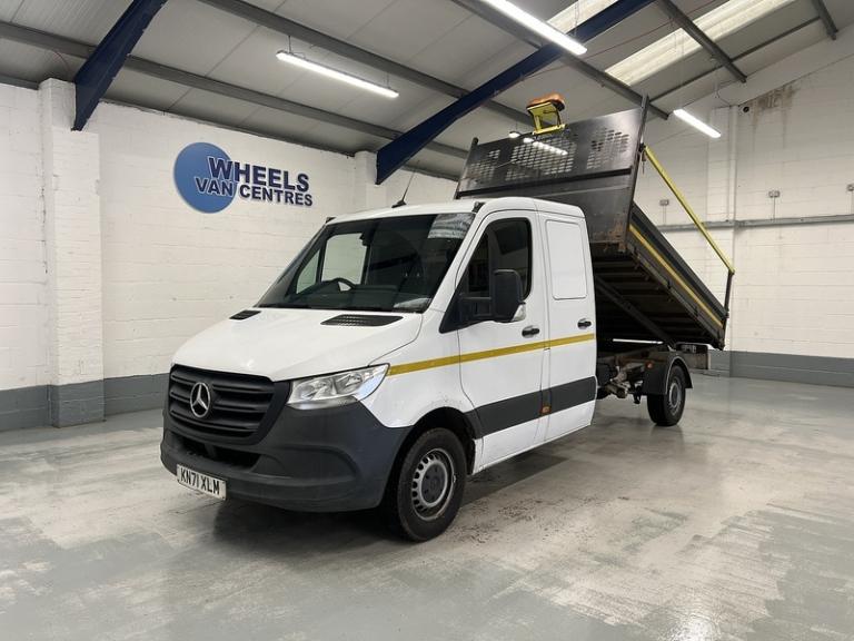 2022 Mercedes-Benz Sprinter 3.5t Progressive Crew Cab Tipper CHASSIS CAB DIESEL Manual