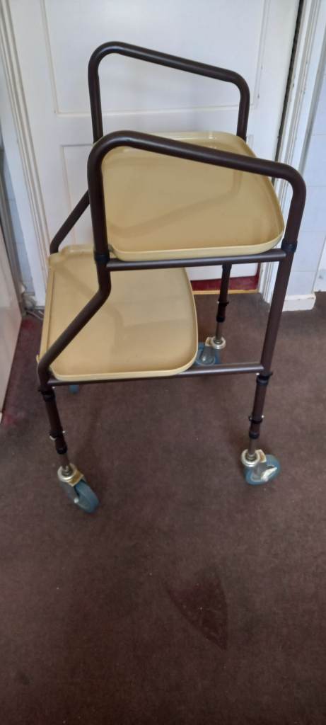 Mobility Disability Medical Aid Trolley Walker with Trays
