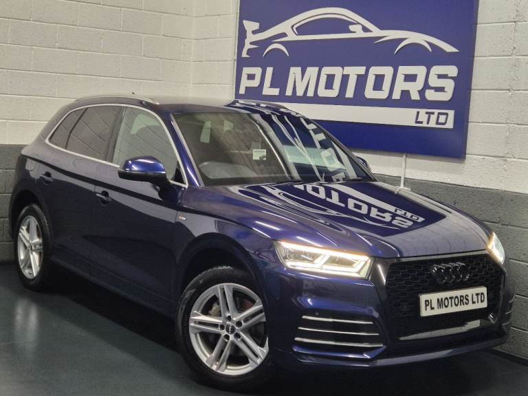 STUNNING NAVARRA BLUE AUDI Q5 2.0 TDI S LINE S TRONIC QUATTRO EURO6 BEAUTIFUL JEEP FULLY SERVICED !