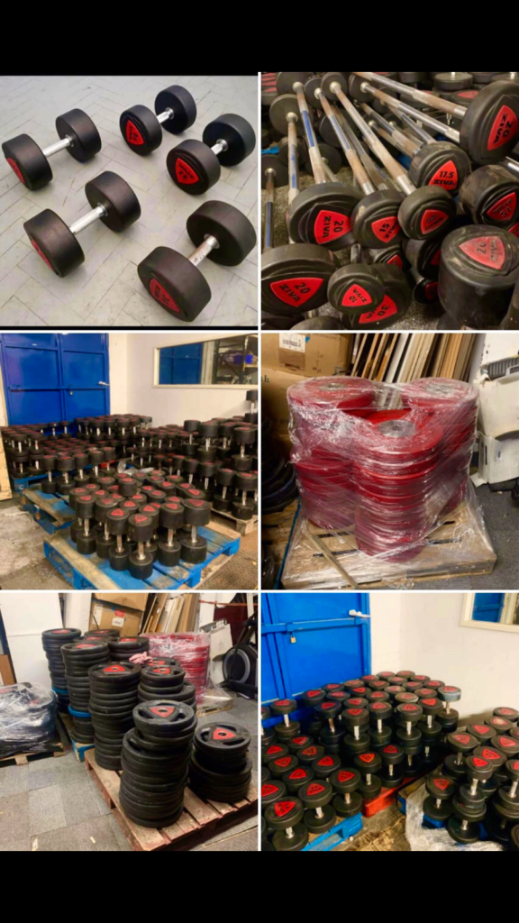 Available ziva dumbbells,weight plates,olympic bars and bench for sale on bulk