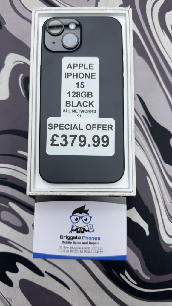 APPLE IPHONE 15 128GB UNLOCKED ALL NETWORKS ONE YEAR WARRANTY 
