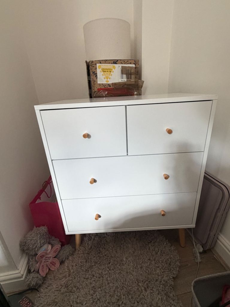 Habitat Otto 4 Drawer Chest - White