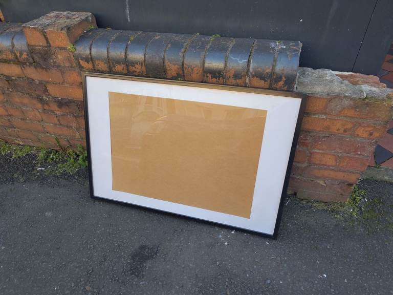 Large Ikea 91x61cm frame and masonry paint testers