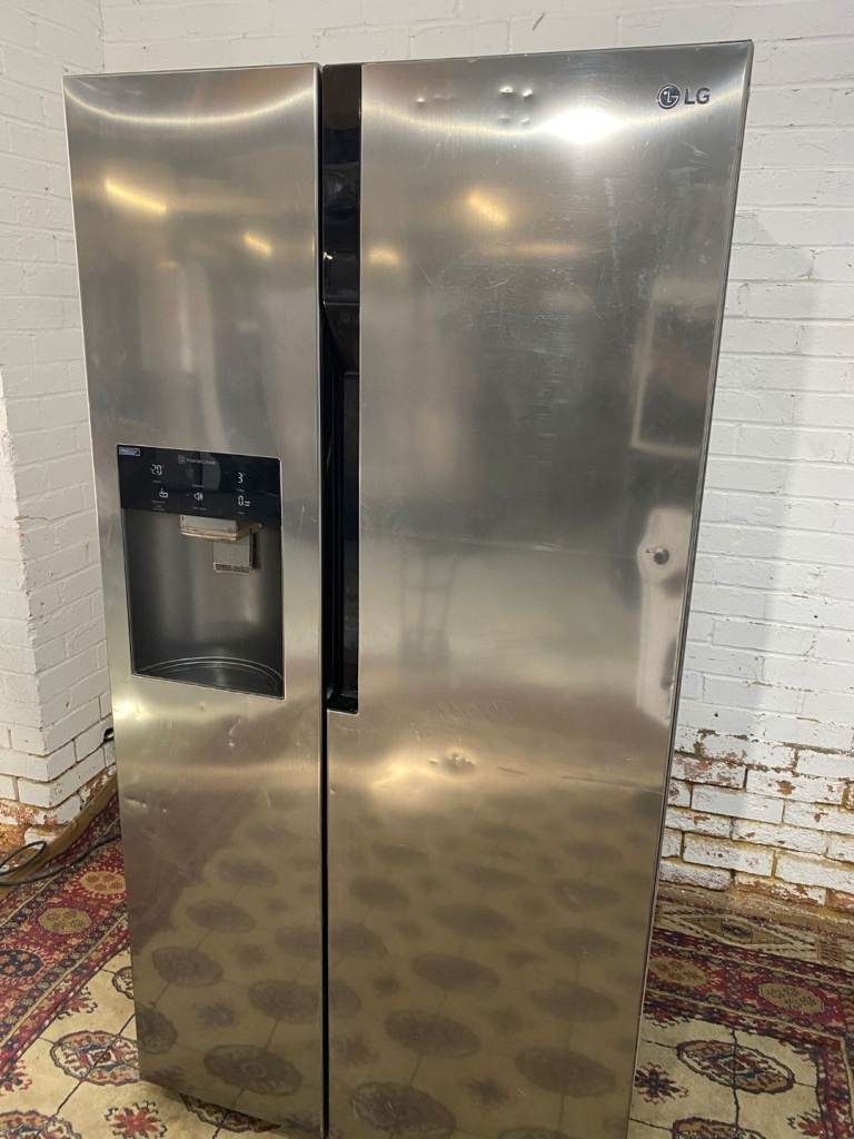 🚐🚐LG Stainless Steel American Double Door Fridge Freezer 