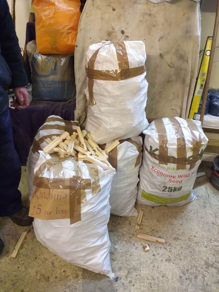 Large bags of Kindling