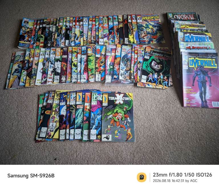 Job Lot of 179 Marvel & DC Comics – Good Condition