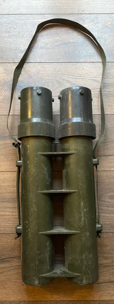 Vintage retro military shooting ammunition storage case