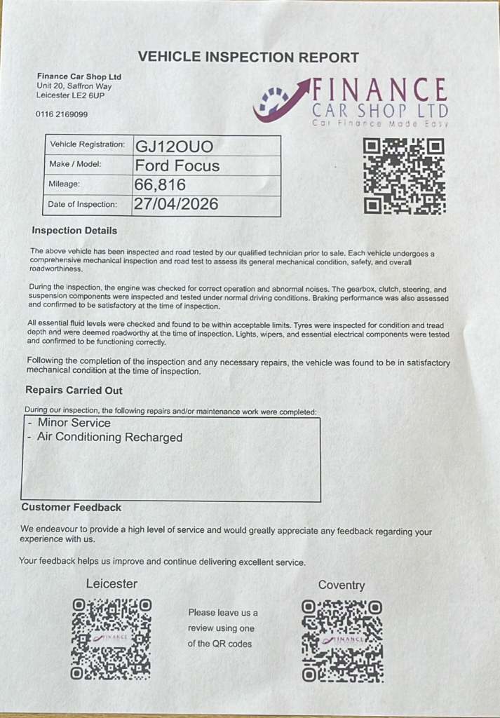  Ford Focus 1.6 Edge Euro 5 5dr Petrol Manual