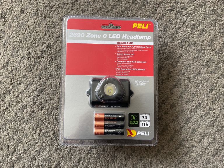 PELI head torch. 