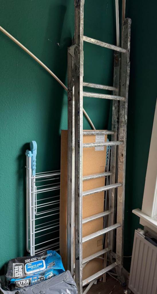 Metal painters ladders 