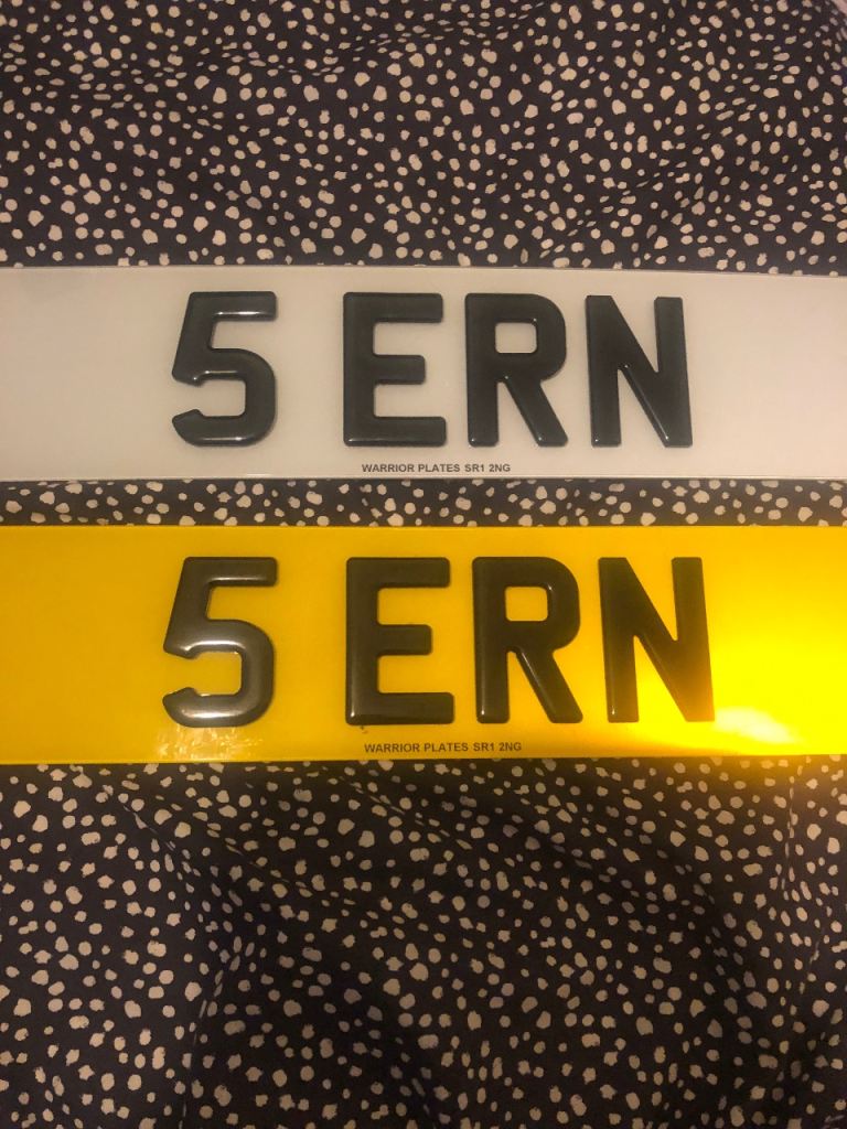 Cherished private Registration dateless Reg 