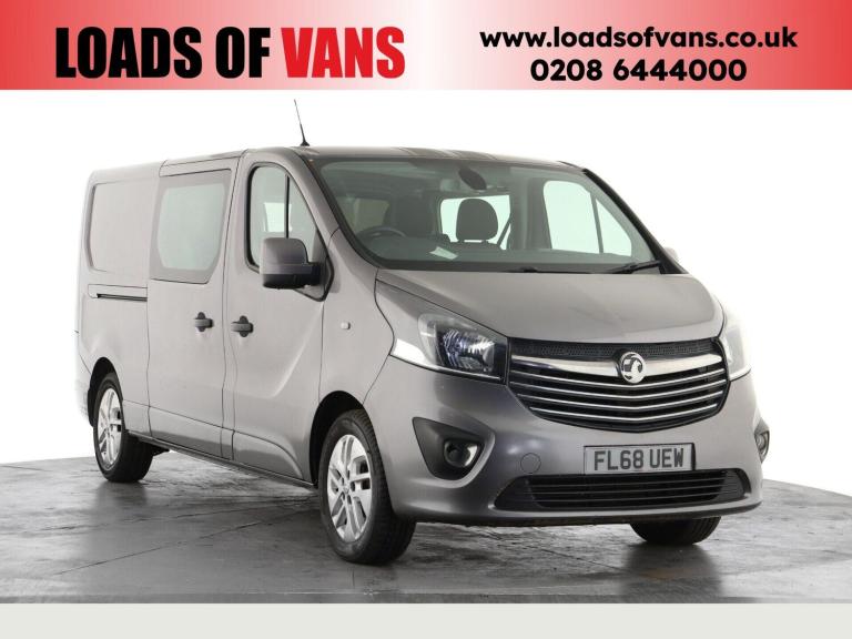 2018 Vauxhall Vivaro 2900 1.6CDTi BiTurbo 125 ecoTEC H1 Ltd Ed Nv D/Cab PANEL VAN Diesel Manual