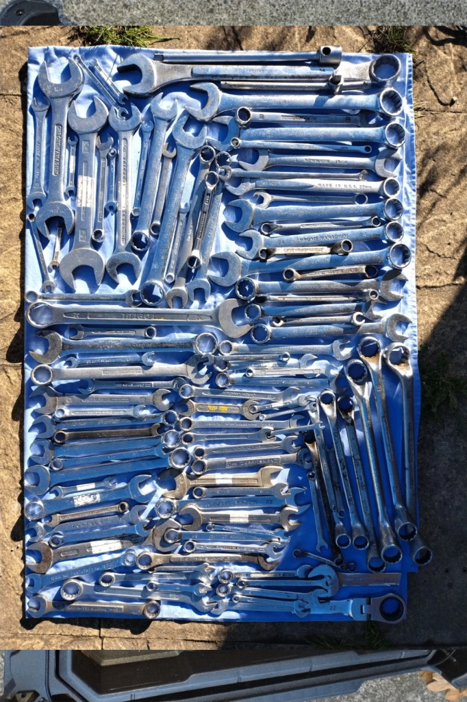 Metric and Imperial Spanner Set Bundle 104 pieces Mixed Brands A5