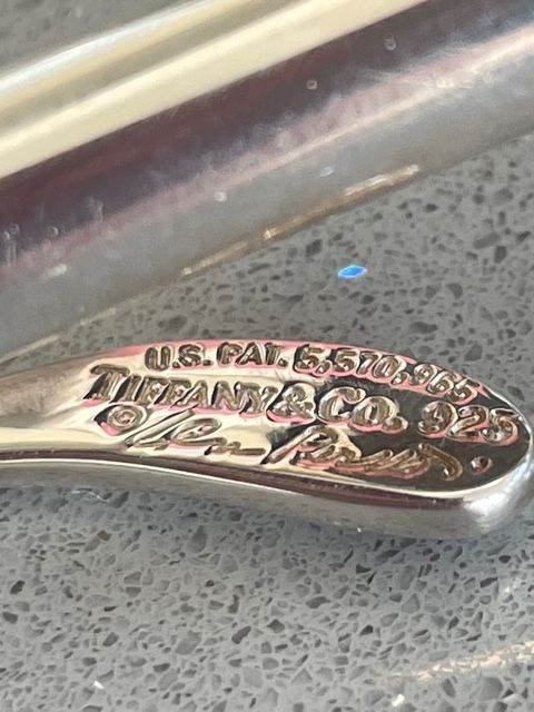 Tiffany & Company Sterling Silver Designer Elsa Peretti Teardrop Collection Vintage Pen, 