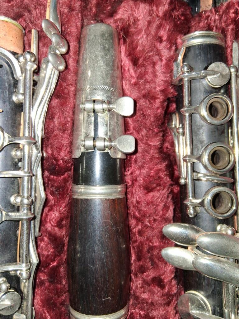 Besson Bb wooden Clarinet, Westminster London, music, reeds, bore oil, cork grease, pull through