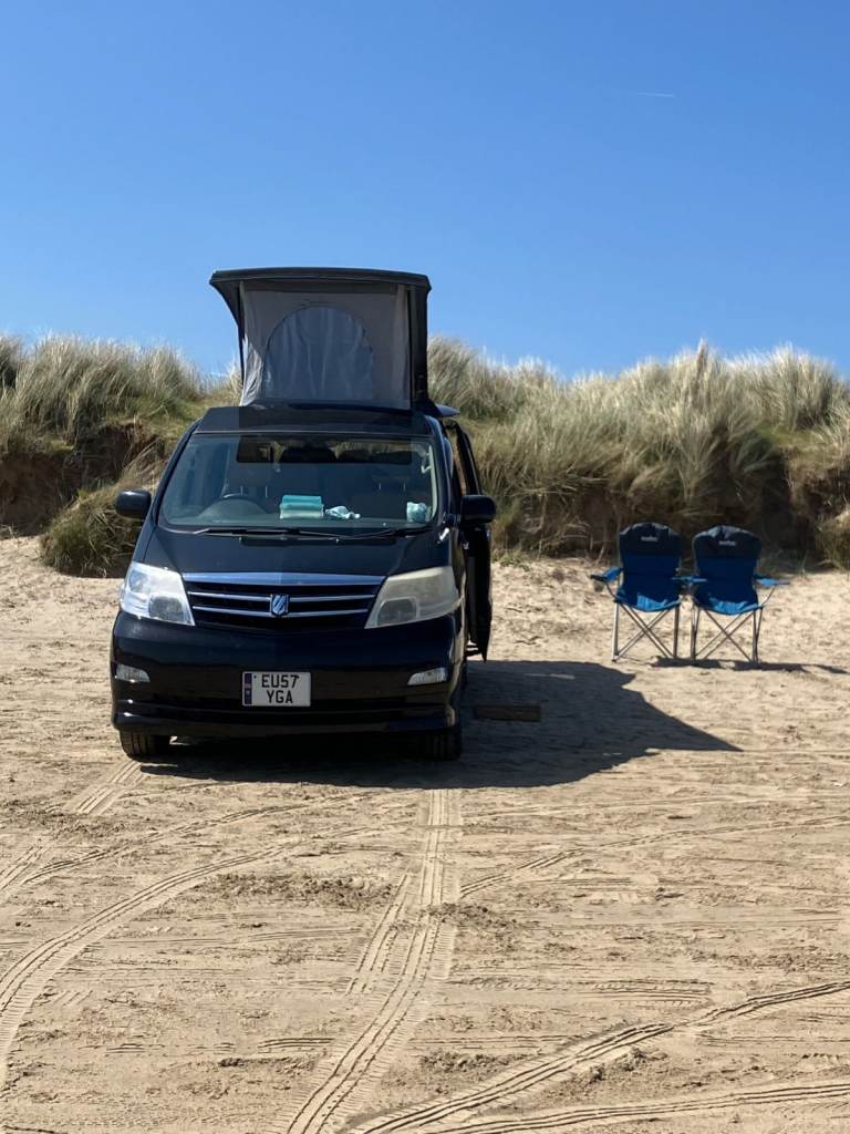 Toyota Alphard Automatic, 2008, 2360 (cc), pop top campervan for sale