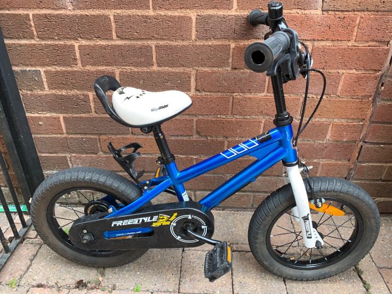 Blue kids bike