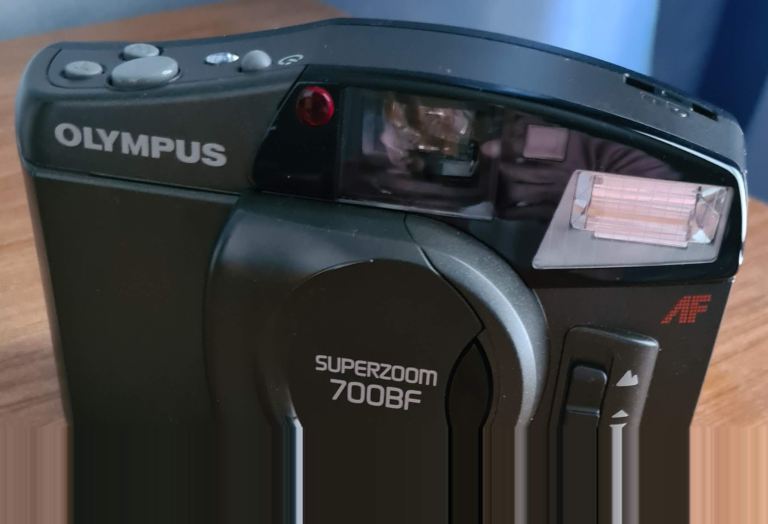 Vintage Olympus Superzoom Camera BF 700.
