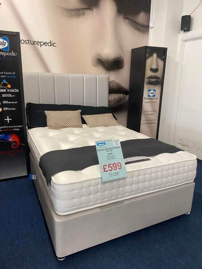 New Day Offer-4ft Small Double Divan Bed Base With Mattress Brand New Cash On Delivery Order Now🏠🚛