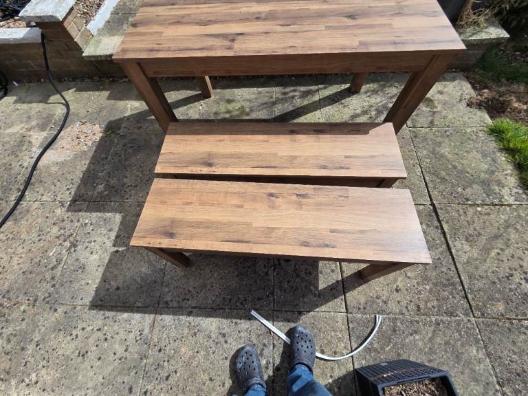 Next BRONX Dining Room table and Benches