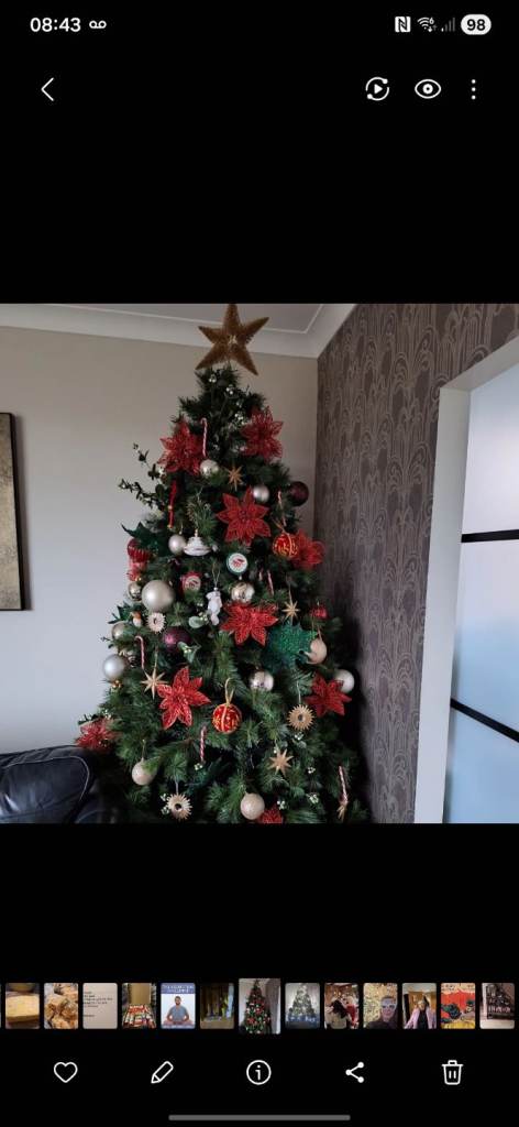 8 foot Christmas tree