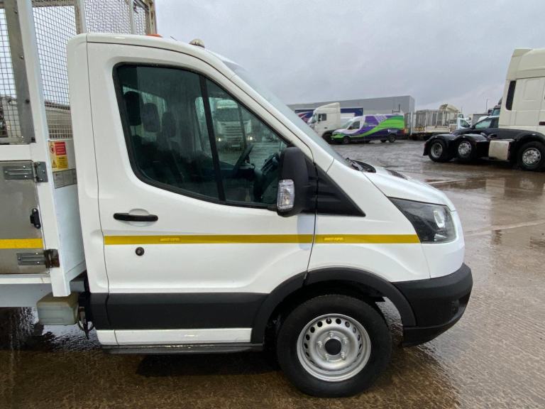 2018/68 FORD TRANSIT T350 2.0 ECOBLUE TDCI CAGED TIPPER WITH ALLOY DROPSIDES