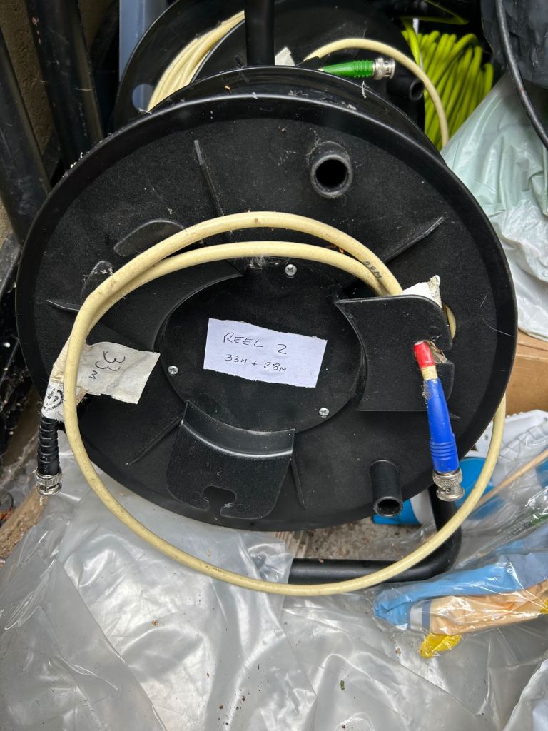 3G HD SDI  BNC Cable on Drum with Stand 33m and 28m