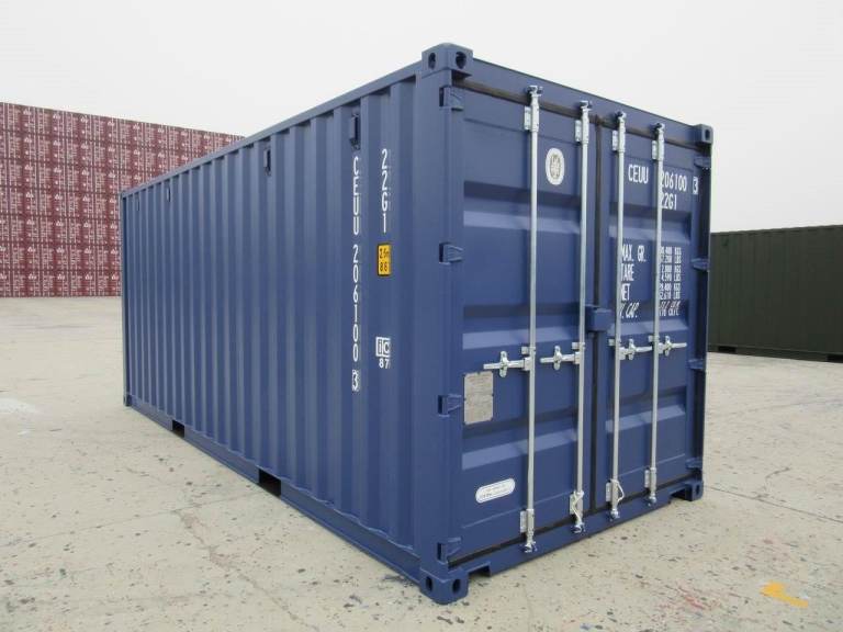 20’ x 8’ New shipping Container, with lockbox 