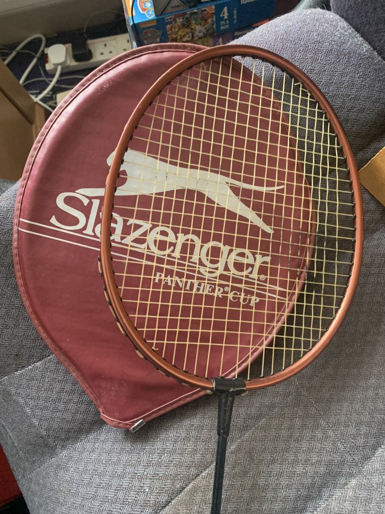 Slazenger Badminton Racket with cover. In very good condition