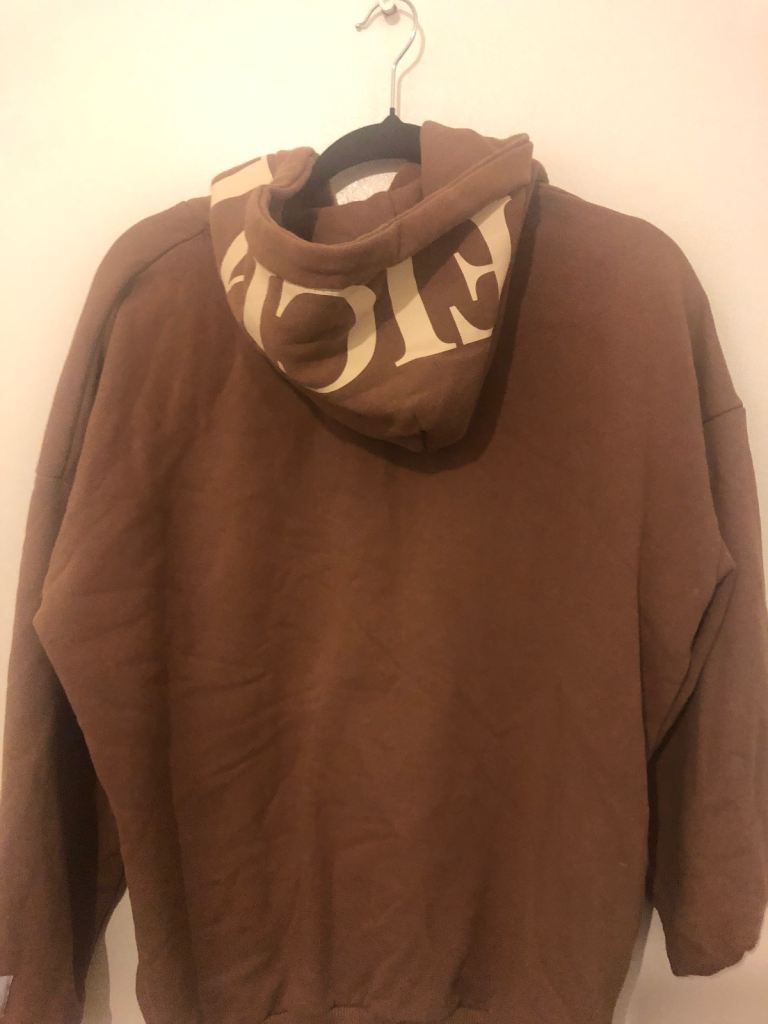 Official Branded Brown Hoodie - Good Condition