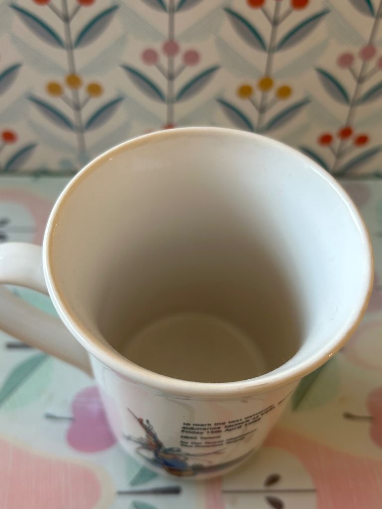 Commemorative HMS Talent Submarine Launch Mug – Excellent Condition