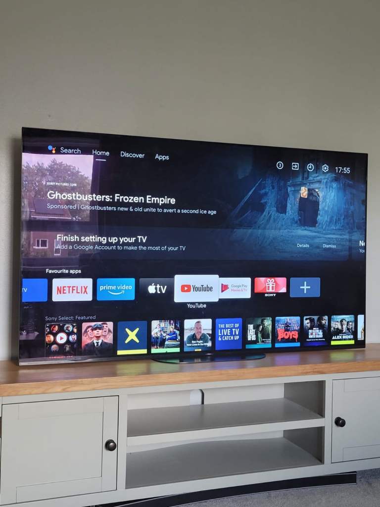 OLED 55"SONY BRAVIA ANDRIOD 4K SMART KD-55A8 120HZ REFRESH 399£