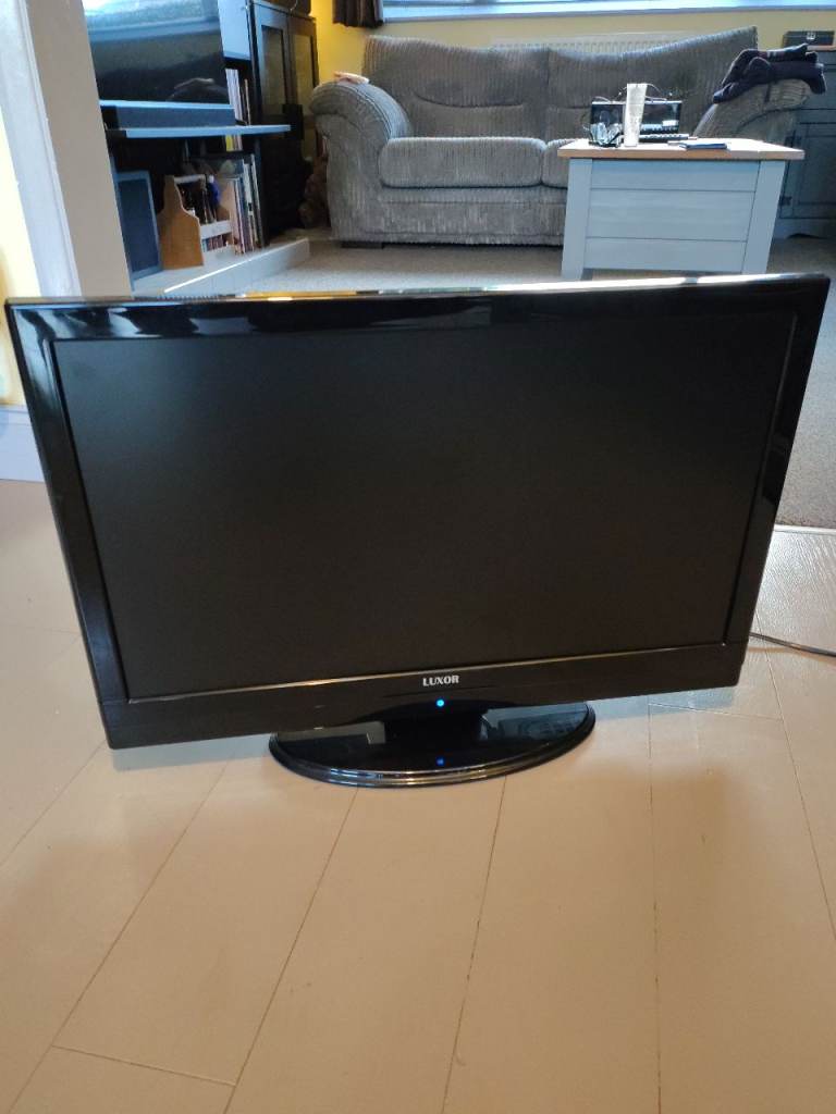 Luxor Black TV with DVD player – Good Condition 23 inches