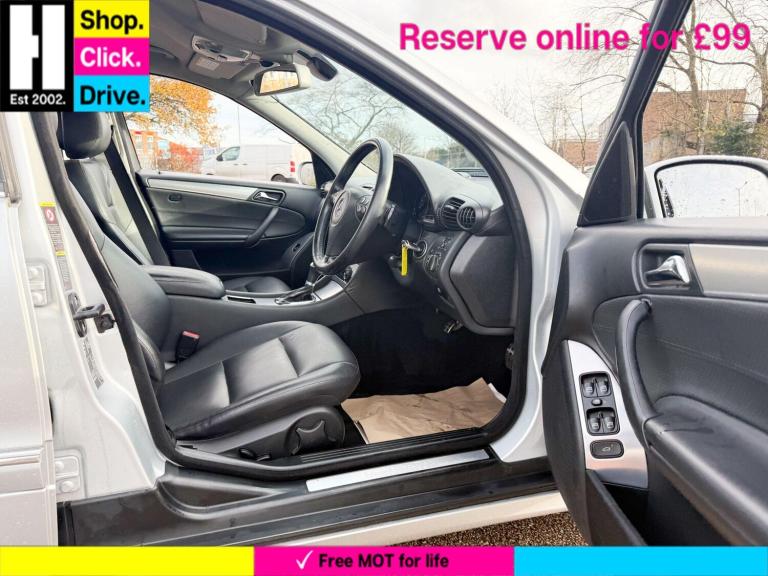2006 Mercedes-Benz C Class 1.8 C180 Kompressor Avantgarde SE Saloon 4dr Petrol Automatic (193 g/k...