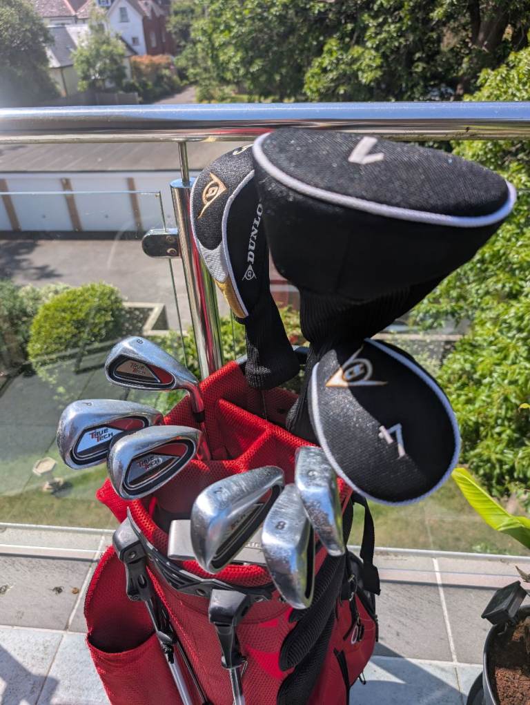 Full set of golf clubs