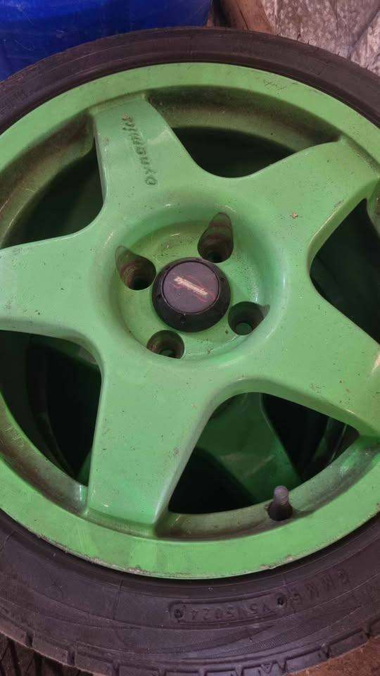 15" Team Dynamics wheels and tyres