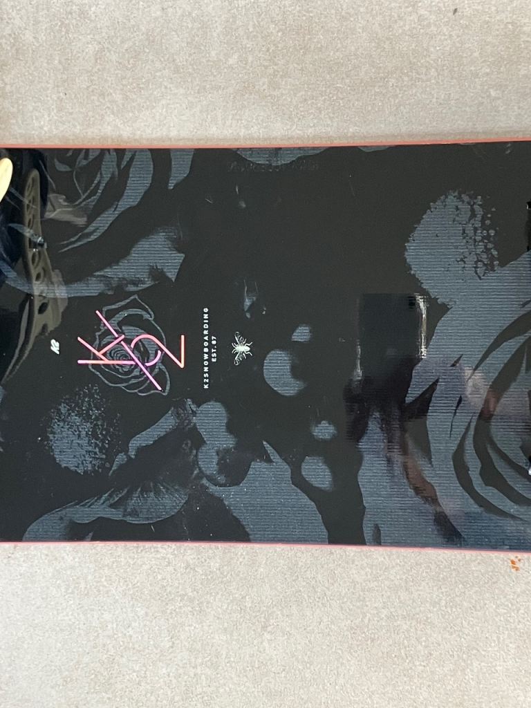 K2 First Lite 143cm snowboard & Burton Freestyle bindings £159