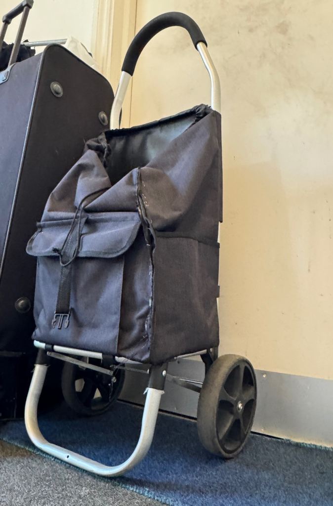 Lightweight  2 Big Wheel Shopping Trolley