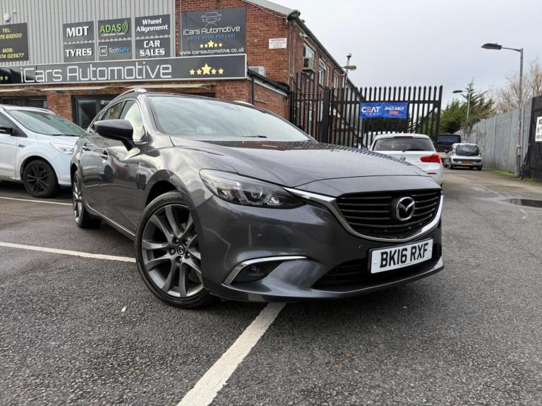  Mazda Mazda6 2.2 SKYACTIV-D Sport Nav Tourer Auto Euro 6 (s/s) 5dr Diesel Automatic