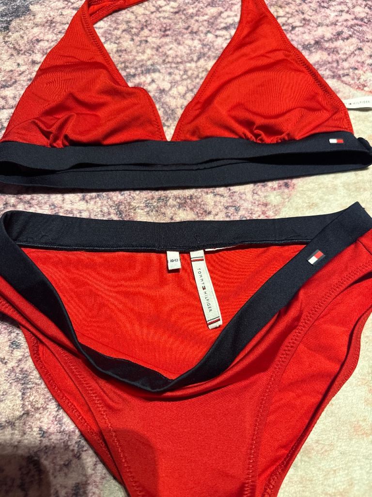 Tommy Hilfiger Red Bikini Swimwear – As Good As New, £28.00 for Sale