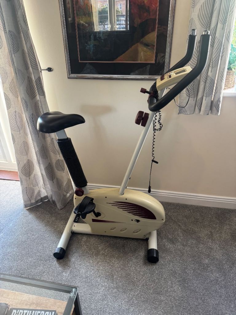 Exercise bike home gym fitness kit fat burn diet workout bicycle spin 