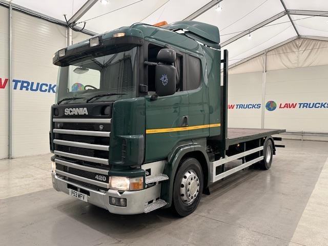 Scania 124 420 4x2 Sleeper Cab Flatbed Manual