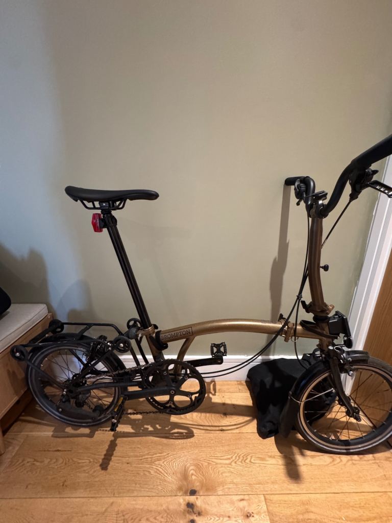 Brompton 2025 P-Line Folding Bike – Good Condition
