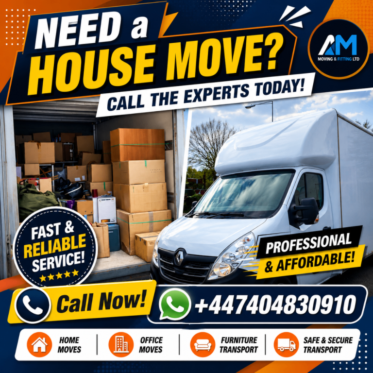 Man and Van Removals London | House Moves | Office Moves | Call Now