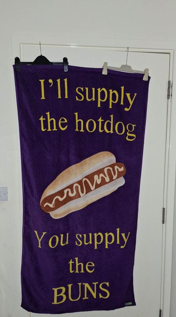 Hotdog Beach Towel – ( Bundle discounts are available just ask ) ❗️