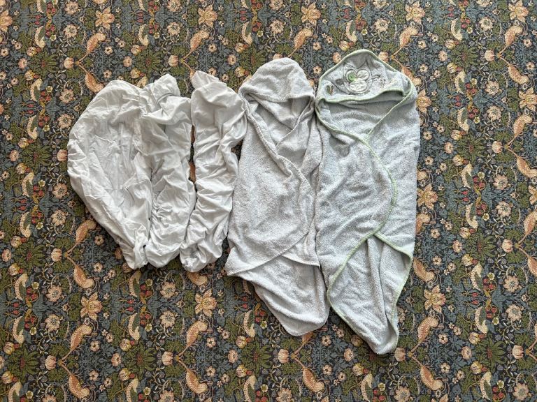 FREE Moses basket sheets & baby towels 