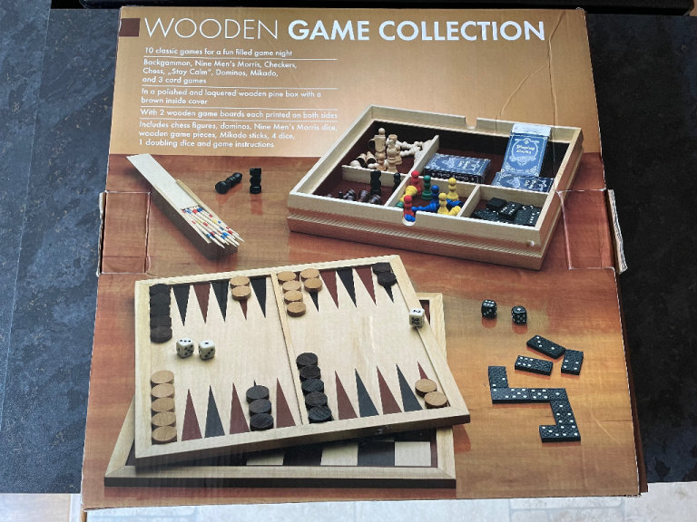 *** WOODEN GAMES COLLECTION - (board games) ***