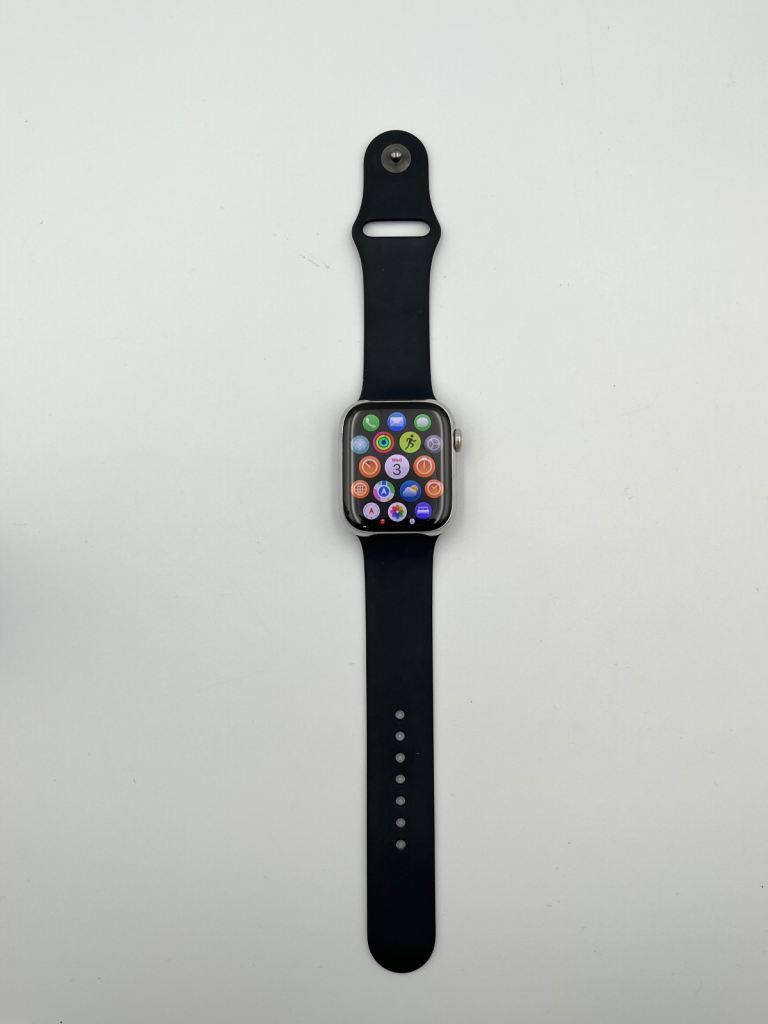 Apple Watch Series 7 (2021) GPS 45mm - Aluminium + Ceramic - Silver - BH 100%
