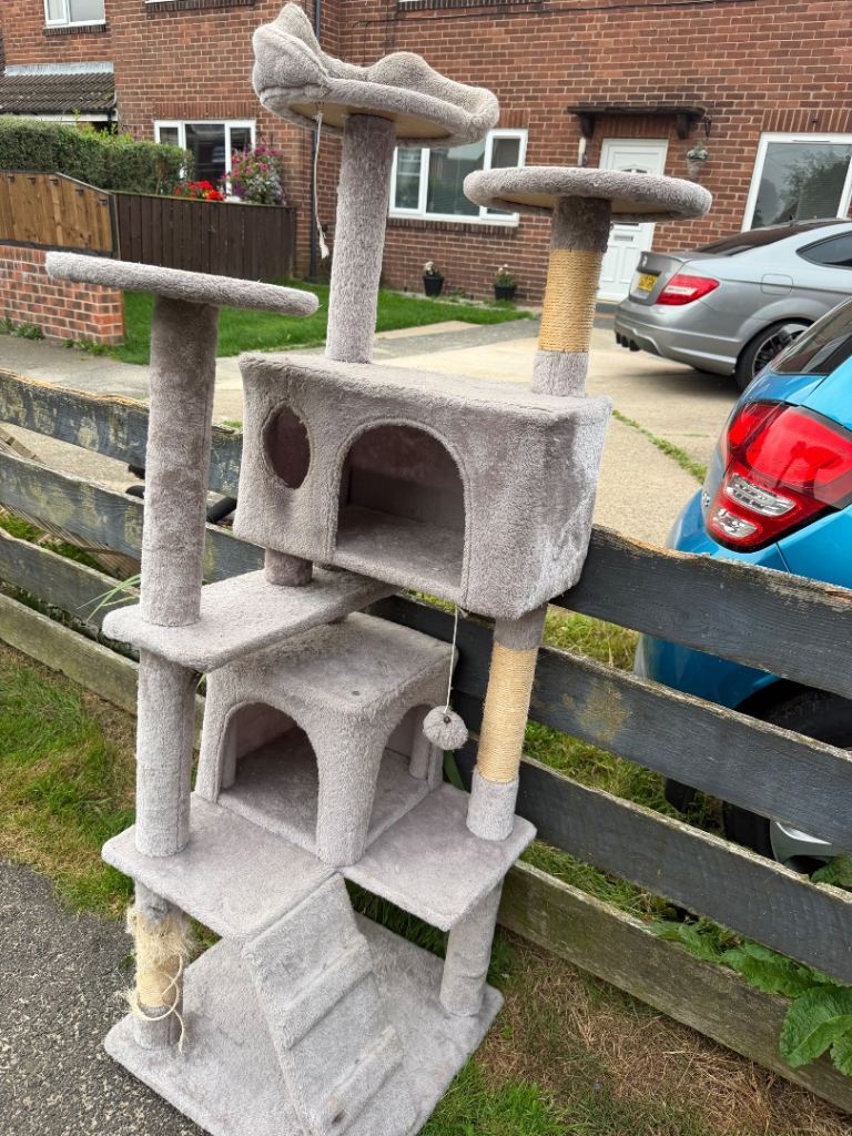 Cat scratching pole